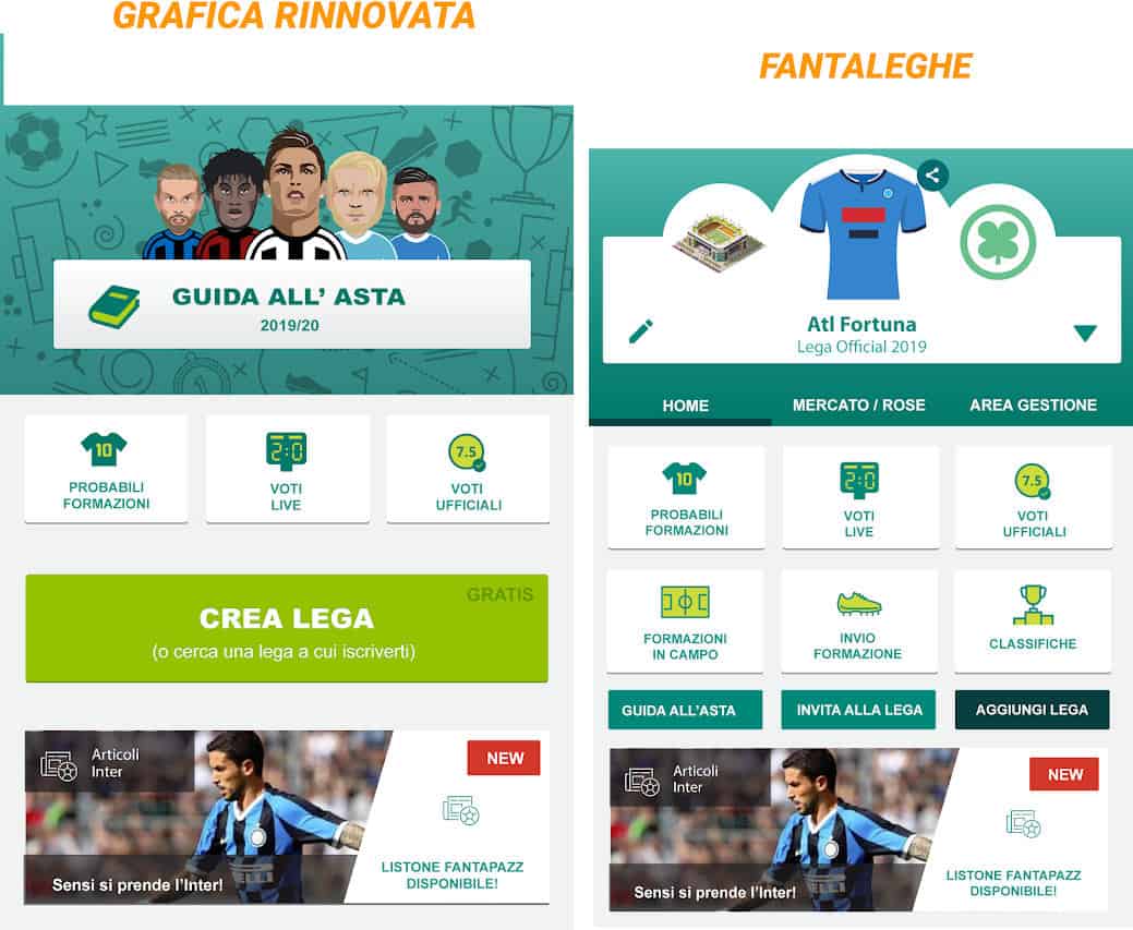 app per il Fantacalcio denominata Fantapazz