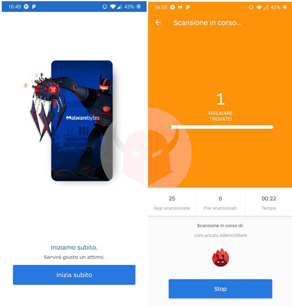 miglior antivirus Android gratis Malwarebytes