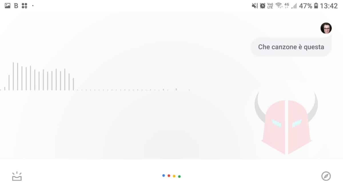 come riconoscere il titolo canzone Assistente Google