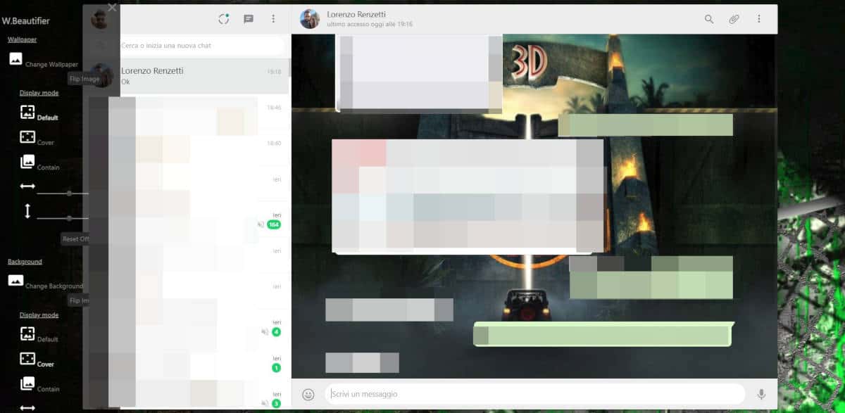 come cambiare tema WhatsApp W.Beautifier