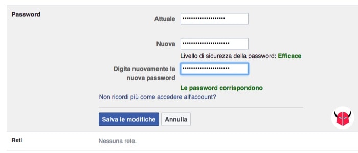 come disconnettere Facebook da tutti i dispositivi recupero account