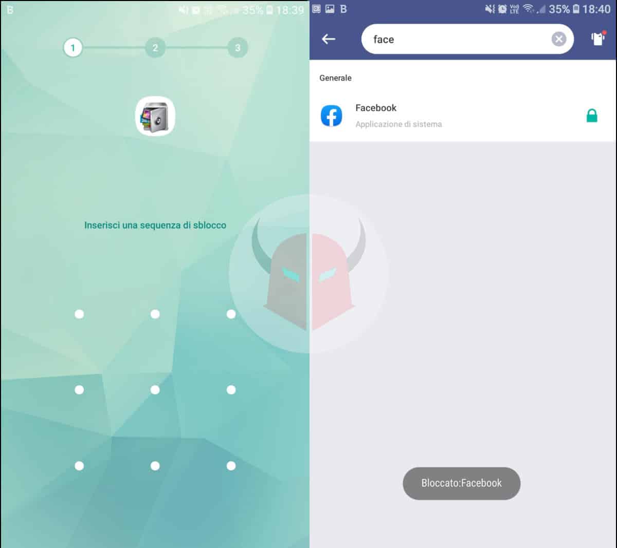 come bloccare Facebook AppLock Serratura