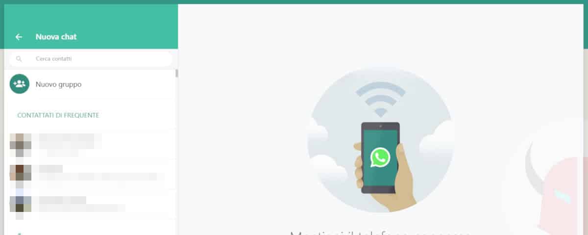 creare un gruppo WhatsApp su PC