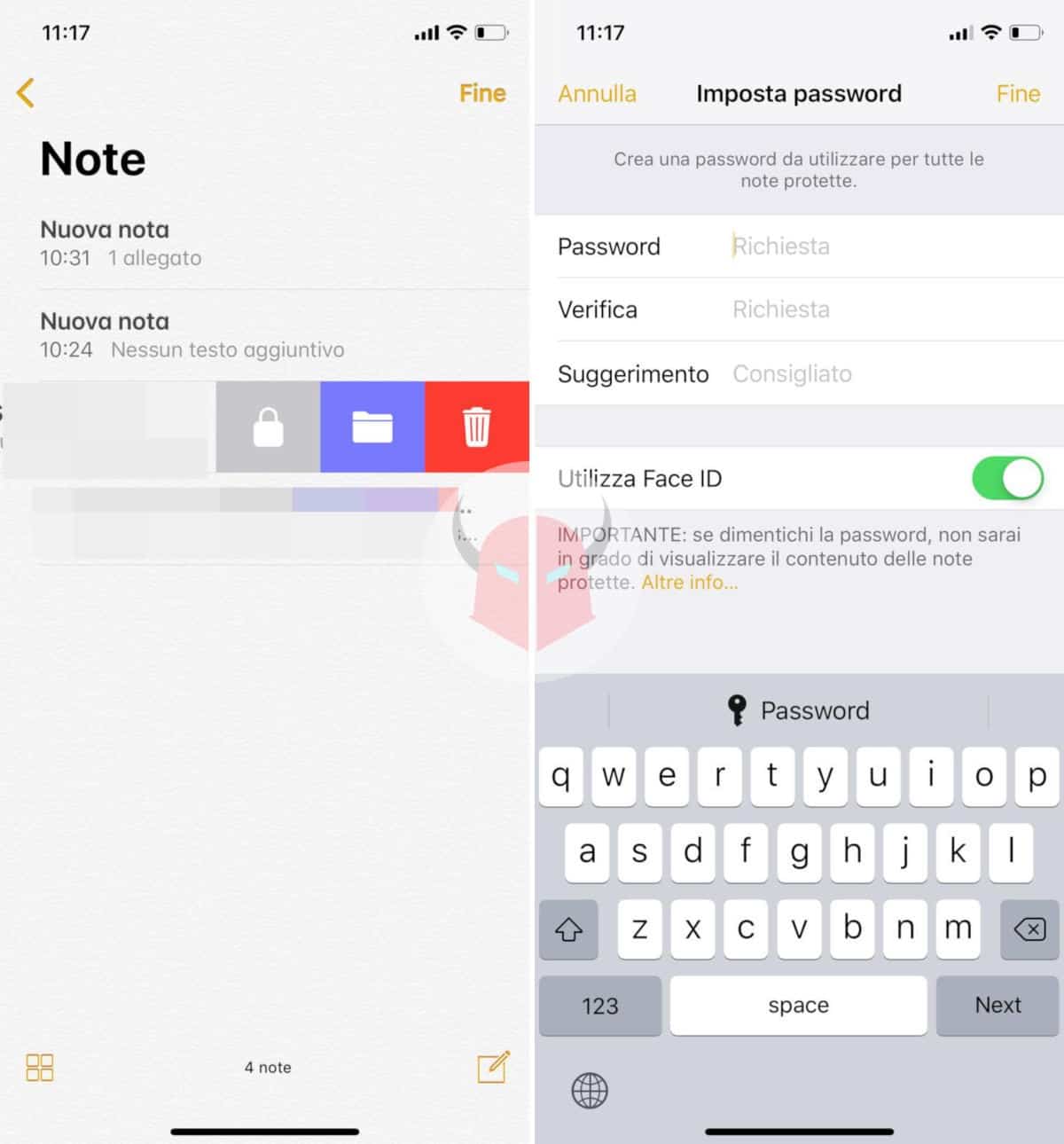 come recuperare le note di iPhone bloccate con password