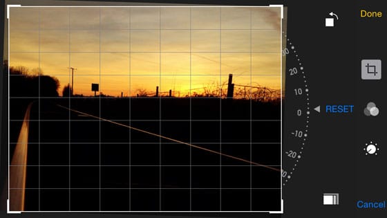 Come raddrizzare le foto su iPhone