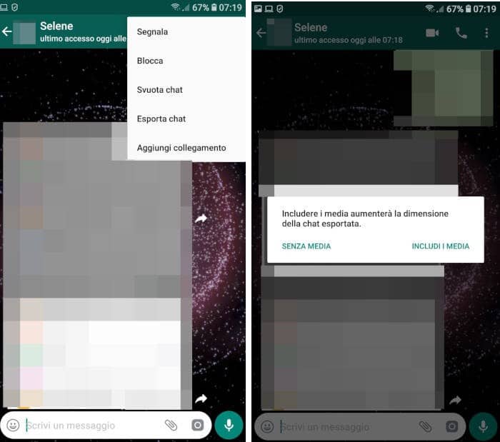 come trasferire le chat WhatsApp da Android ad iPhone invio tramite email