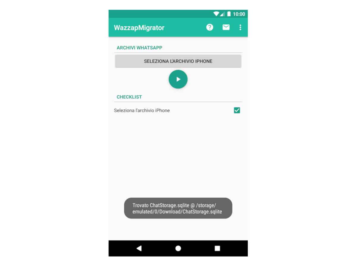 come trasferire le chat WhatsApp da iPhone a Android WazzapMigrator