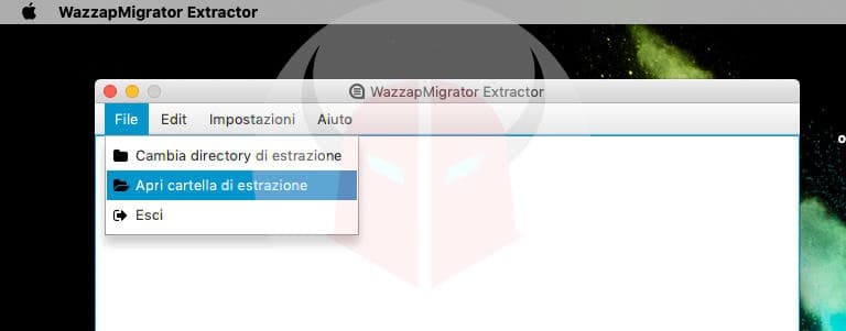 come trasferire le chat WhatsApp da iPhone a Android estrazione WazzapMigrator Extractor