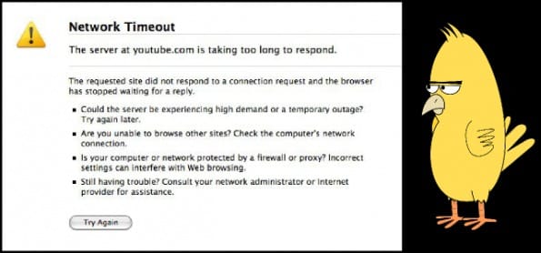 errore timeout connessione