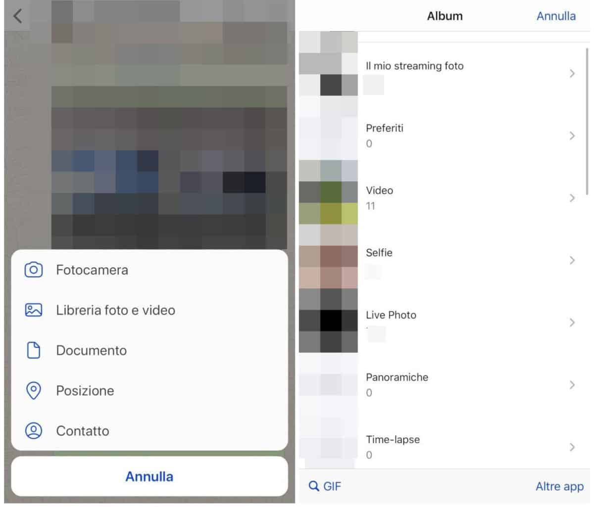 come inviare un video su WhatsApp iPhone