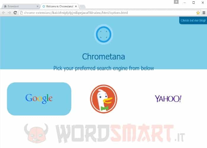 motore ricerca Ehi Cortana Windows 10 Chrometana