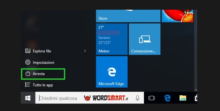 Come riavviare Windows 10