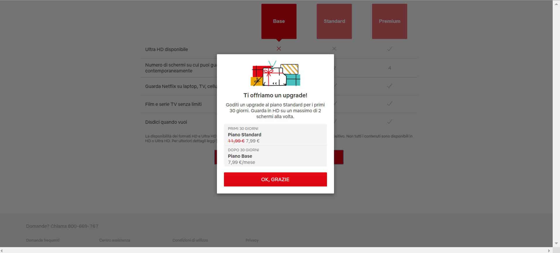 come fare abbonamento Netflix offerta upgrade