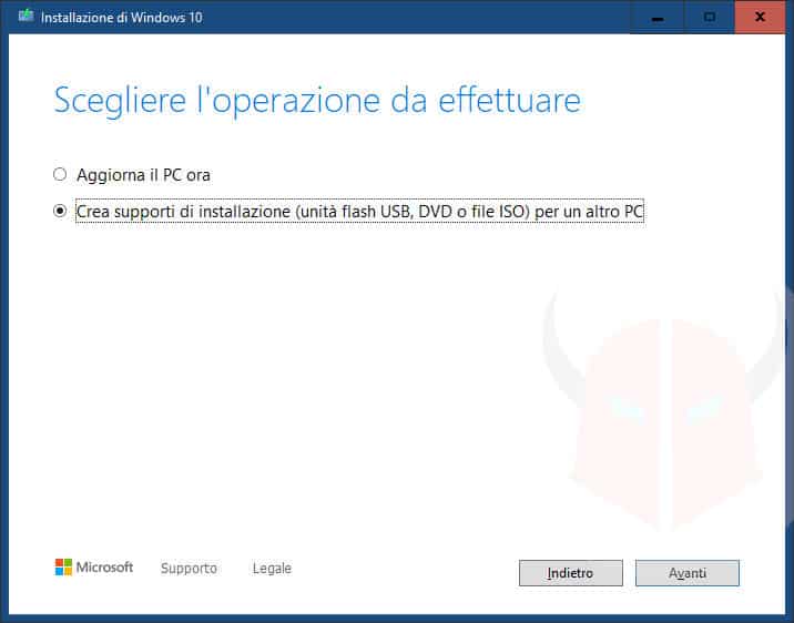 come scaricare ISO Windows 10 Media Creation Tool