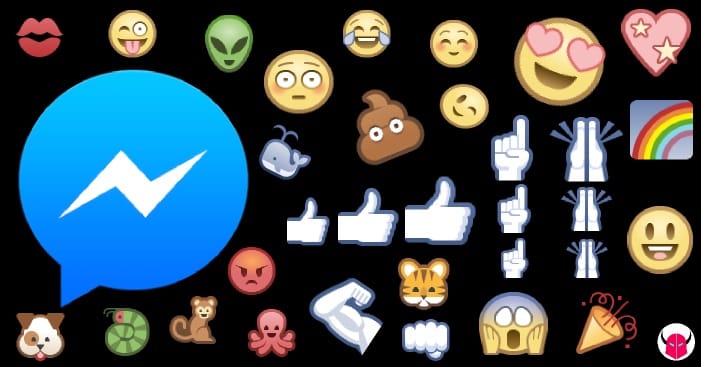 gonfiare emoticon su Facebook Messenger