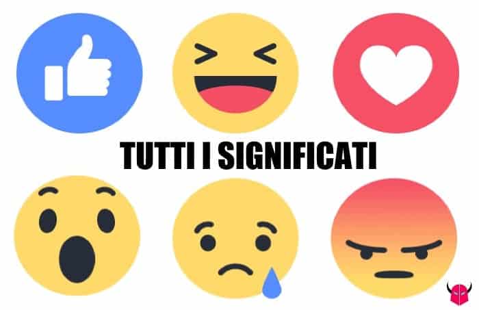 Facebook Reactions significati faccine