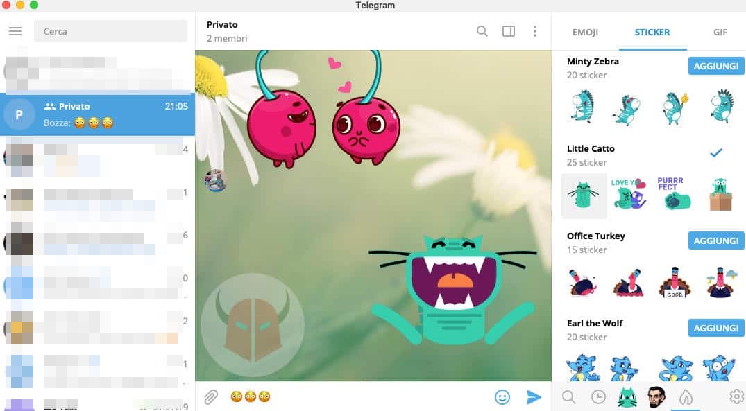 come fare gli sticker animati su Telegram