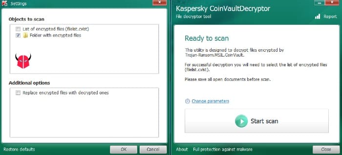 decriptare Cryptolocker gratis Kaspersky tool