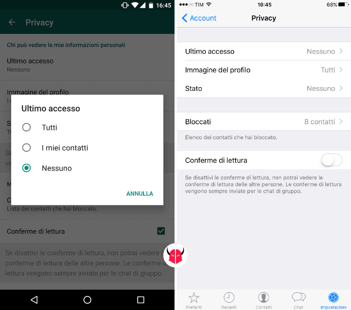 come controllare lultimo accesso a whatsapp