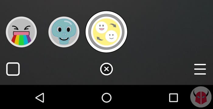 Face Swap con Snapchat attivazione lente