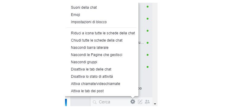 come nascondere ultimo accesso Messenger stato attività PC