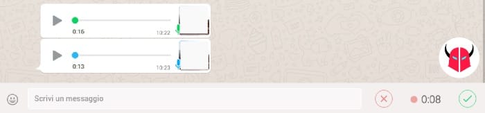 inviare messaggi vocali con WhatsApp Web da PC
