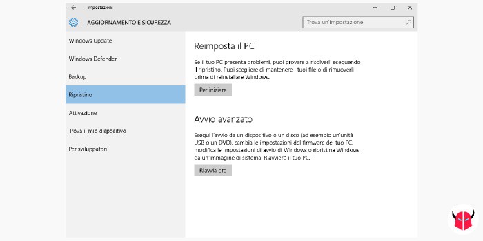 Windows 10 lento modalità provvisoria