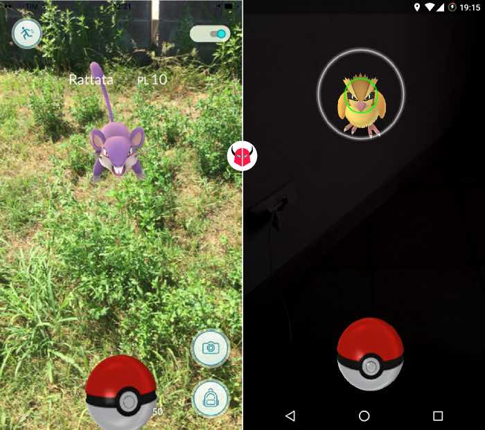 come catturare Pokemon su Pokemon Go lancio della Poké Ball