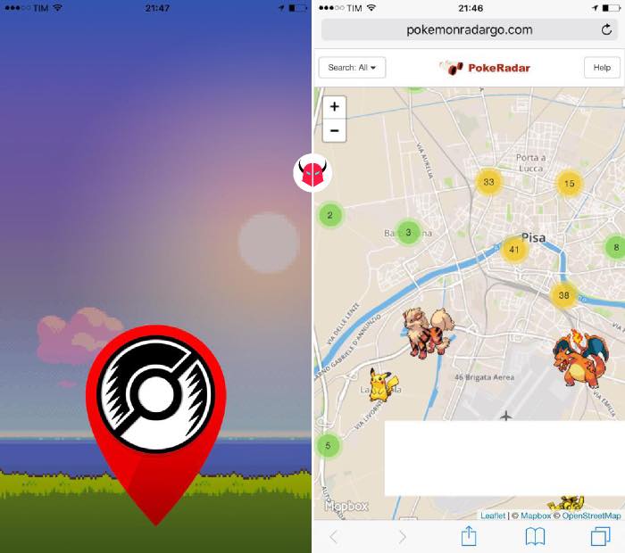 come funziona Poke Radar per Pokemon Go avvistamenti