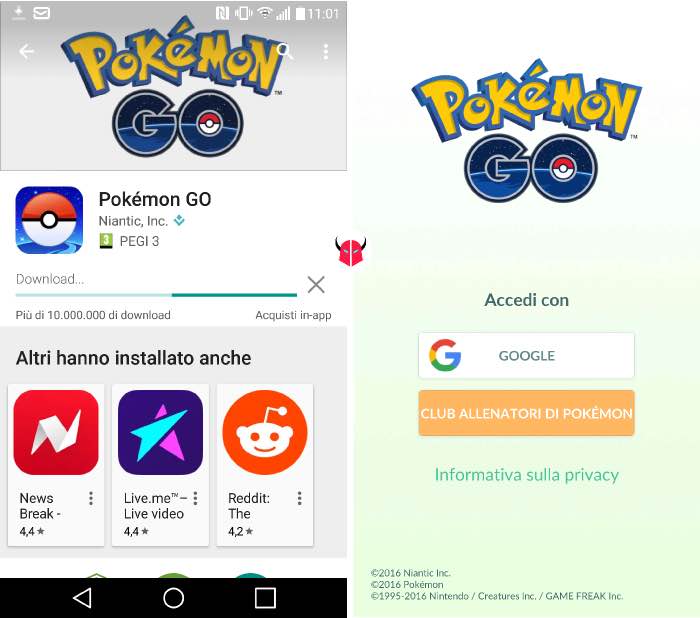 come scaricare Pokemon Go in Italia su Android