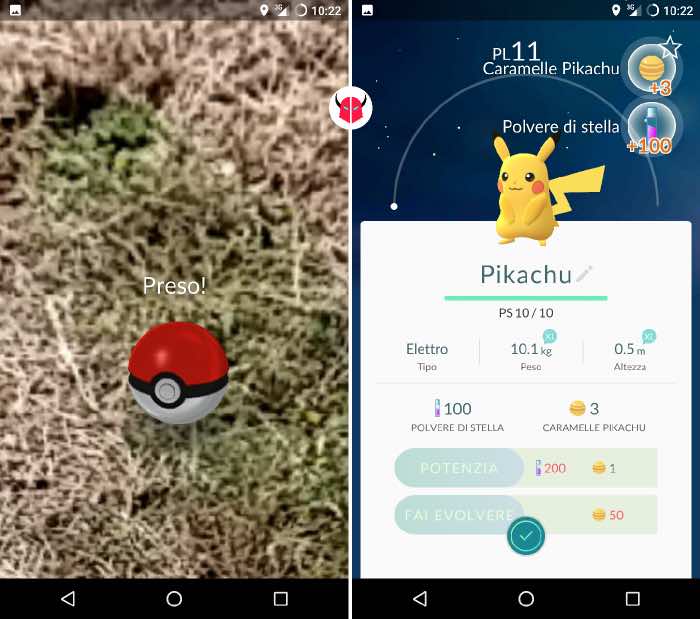 come trovare Pikachu su Pokemon Go registrazione nel Pokédex