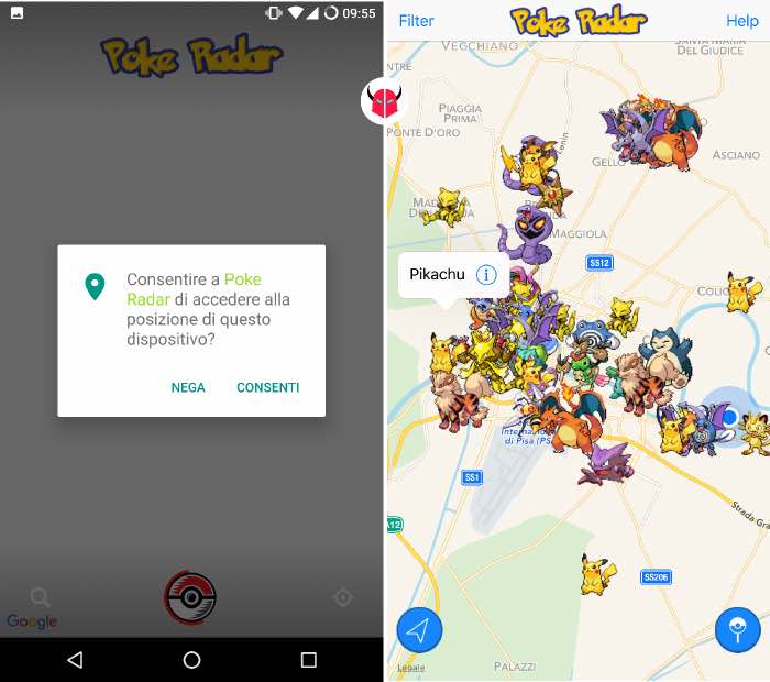 come trovare Pokemon leggendari in Pokémon GO Poké Radar