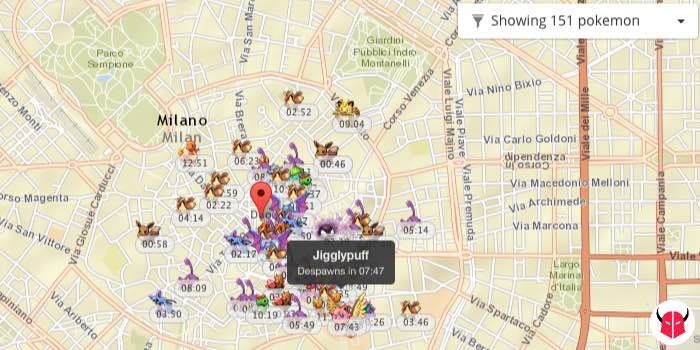 dove trovare mappa Pokemon Go PokéVision