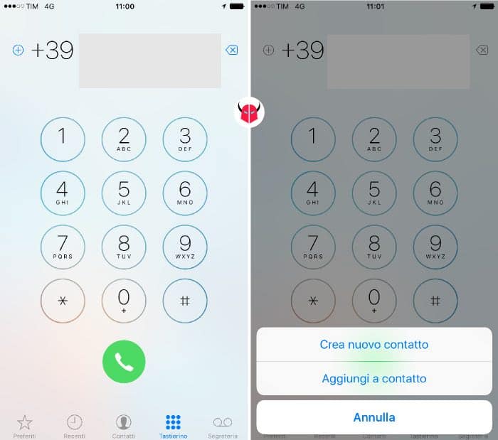 come aggiungere un contatto su WhatsApp con iPhone registrazione