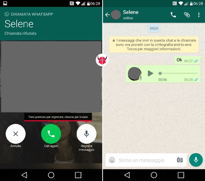 come attivare segreteria WhatsApp su Android