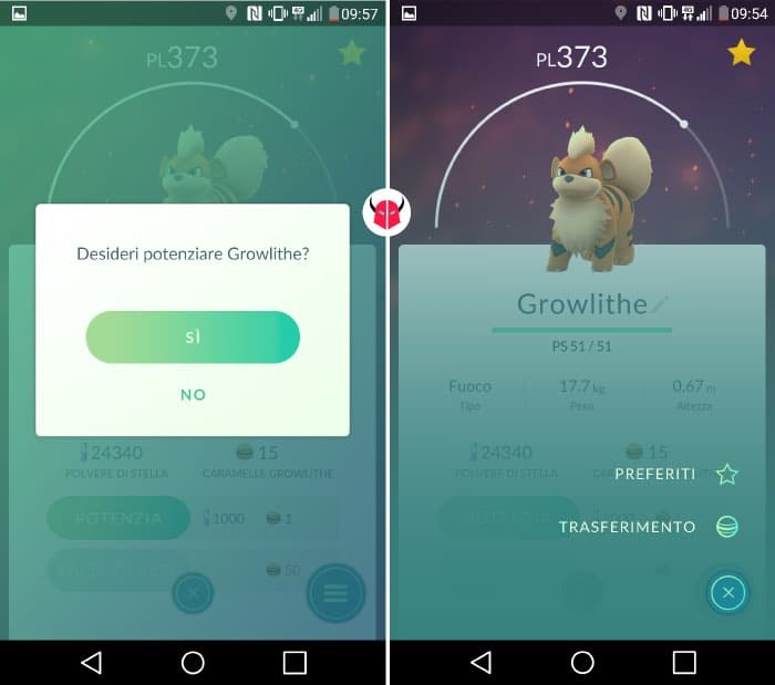 come calcolare IV in Pokemon Go potenziamento e trasferimento