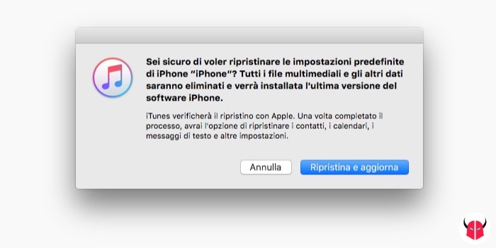 come sbloccare iPhone disabilitato modalità DFU