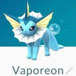 nome Eevee per Vaporeon in Pokemon Go