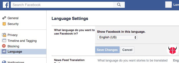 come vedere i mi piace di un amico su Facebook lingua inglese e Facebook Search