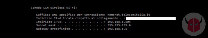 come disattivare DHCP router indirizzo IP Gateway cmd