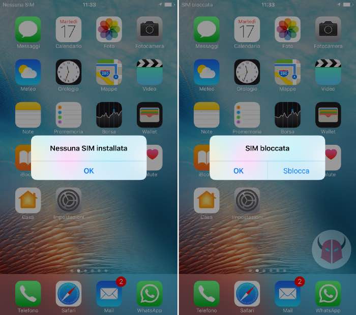 come sbloccare SIM iPhone acceso cassetto SIM