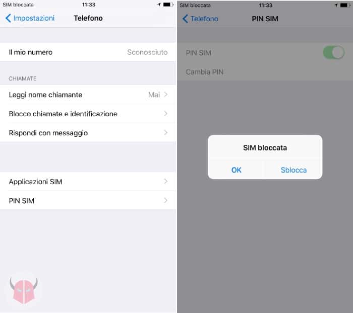 come sbloccare SIM iPhone acceso impostazioni
