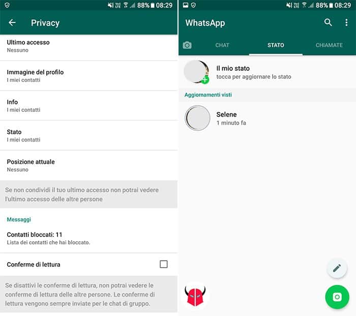 Come associare le foto profilo dei contatti WhatsApp in rubrica