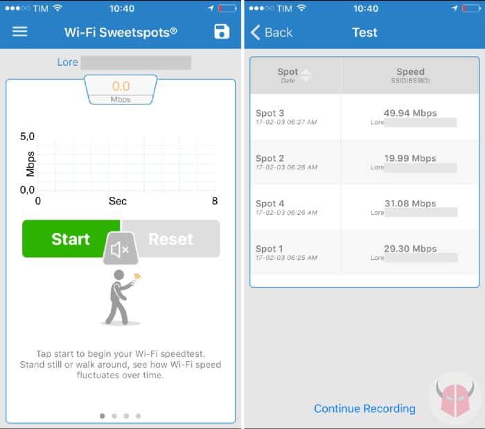 come verificare potenza segnale iPhone WiFi