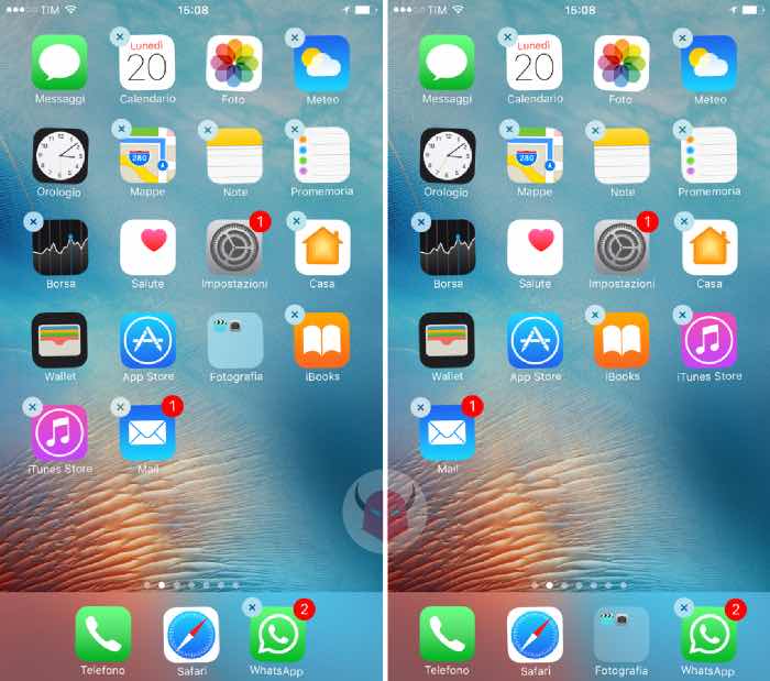 come creare cartelle per app su iPhone spostamento nel Dock