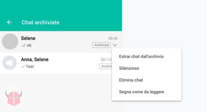 come vedere le chat archiviate su WhatsApp con il computer