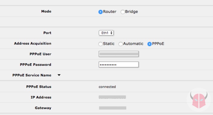 come collegare router a modem PPPoE