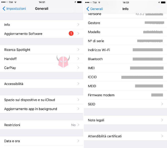 cosa fare prima di acquistare un iPhone usato IMEI Info iOS