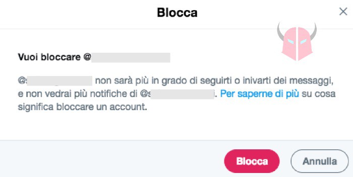 come bloccare un follower su Twitter da Web