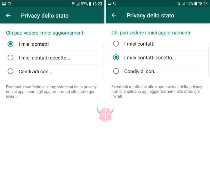 come difendersi da chi ti spia su WhatsApp nascondere Stato